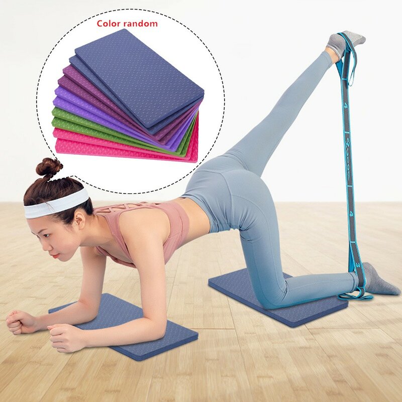 Yoga Knie Pad Kussen Zachte Dikke Kussen Gym Fitness Oefening Yoga Pilates Anti-Slip Mini Yoga Mat Voor Workout plank Accessoire