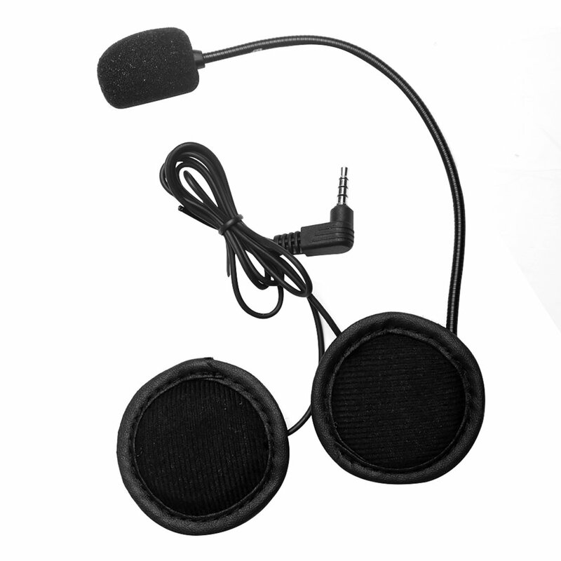 Microfone para alto-falante v4/v6, fone de ouvido universal, interfone para capacete, clipe para dispositivo de motocicleta