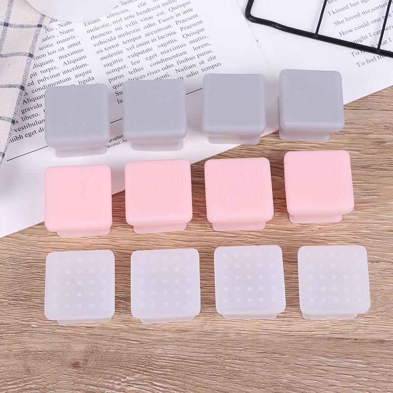 Silicone Cap Pad Non-slip Table Chair Leg Furniture Table Feet Cover Floor Protector Table Chair Foot Protection 4Pcs/Set