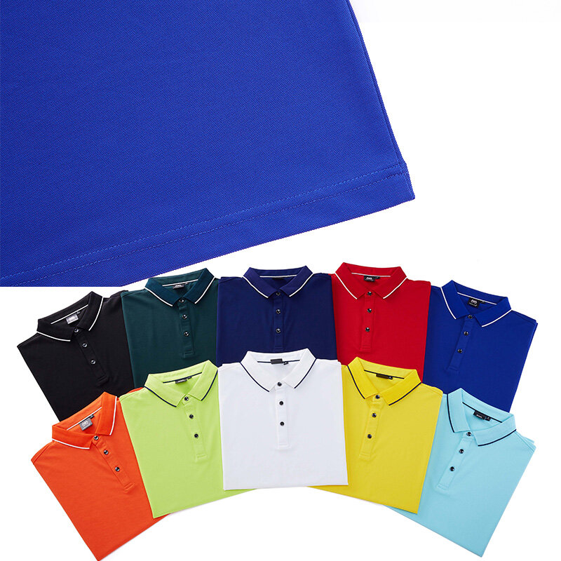 Gepersonaliseerde Polo Shirt Custom Business Borduurwerk Overalls Man Zomer Voor Werk Diy Uw Eigen Korte Mouw Polo Kraag Shirts