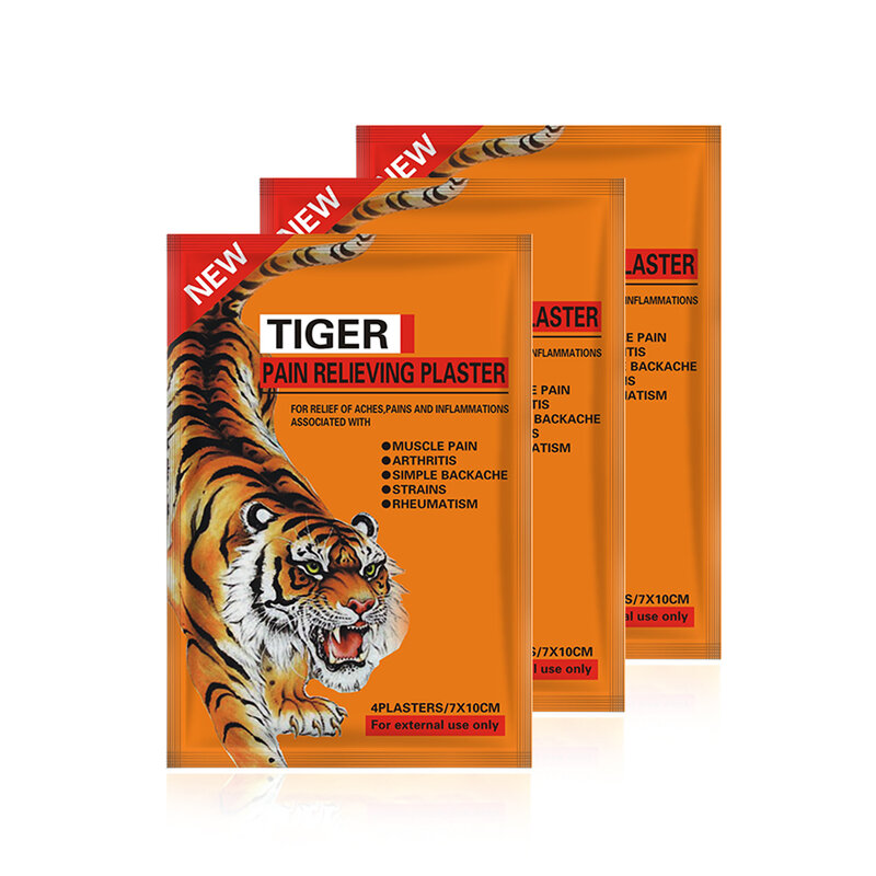 Тигровый пластырь, различные обезболивающие пластыри, эффективное лечение шеи, колена, талии, артрита, пластырь