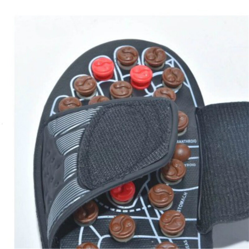 Massagem chinelo sapatos para homens medicina chinesa pedicure accupressure pé tratamento saúde acupoint casa chinelos