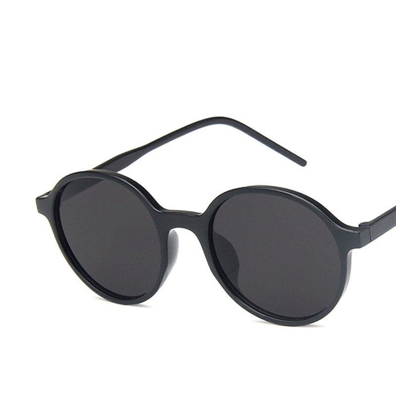 Klasik Round Kacamata Pria Wanita Vintage Merek Desain Lingkaran Kecil Matahari Kacamata Perempuan Oculos De Sol Feminino UV400 Kacamata