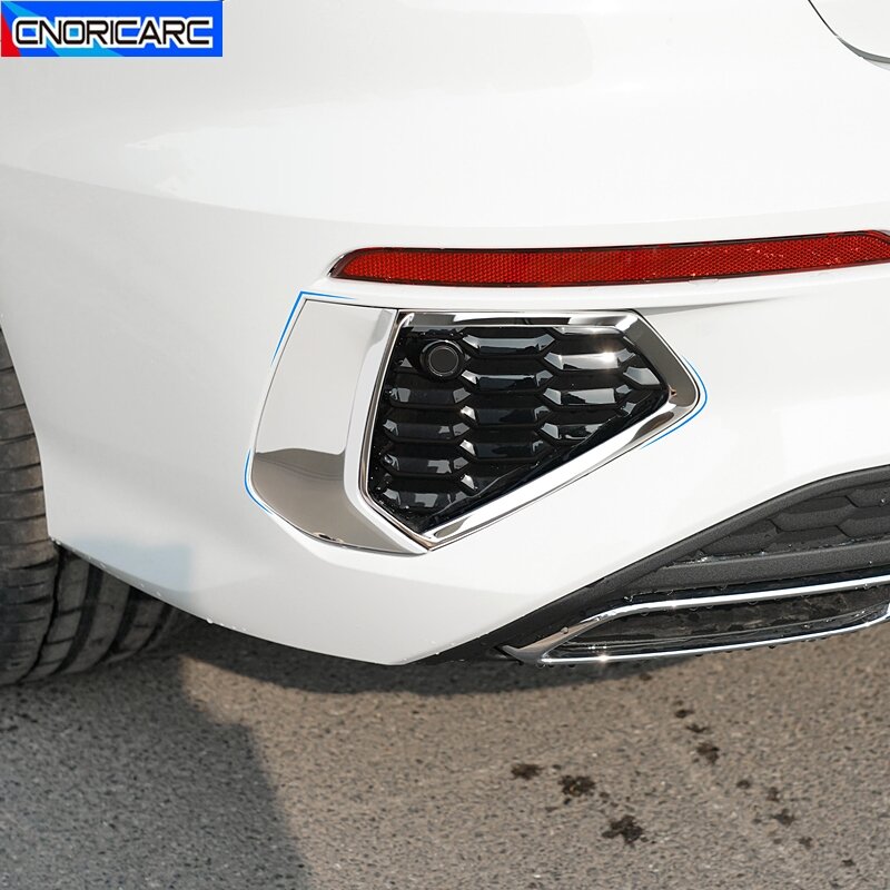 Car Styling fendinebbia posteriore cornice decorazione adesivo Trim per Audi A3 8Y 2021 accessori luce esterna in acciaio inossidabile