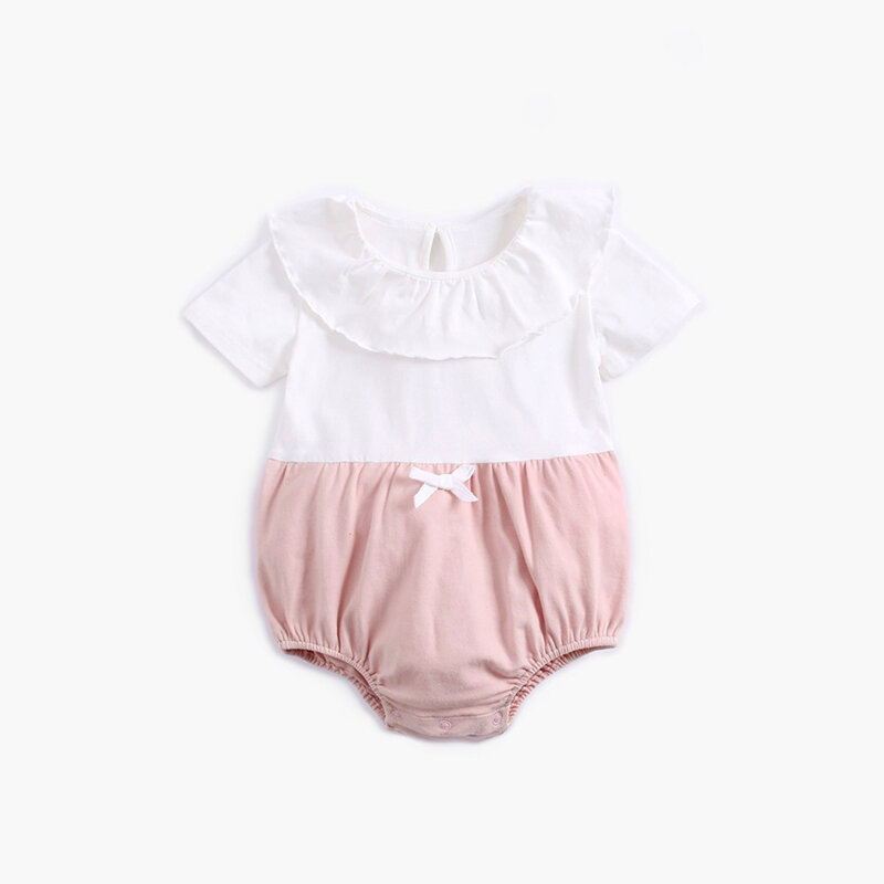 ATUENDO 여름 패션 신생아 아기 Rompers 100% 코튼 Kawaii 소프트 키즈 Babysuits 귀여운 유아 소녀의 실크 옷 점프 슈트