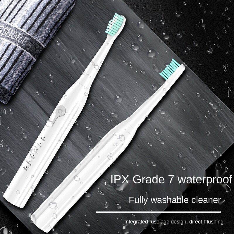 Javemay spazzolino elettrico sonico carica USB ricaricabile per adulti IPX7 spazzolino da denti elettronico impermeabile con 2 testine di ricambio