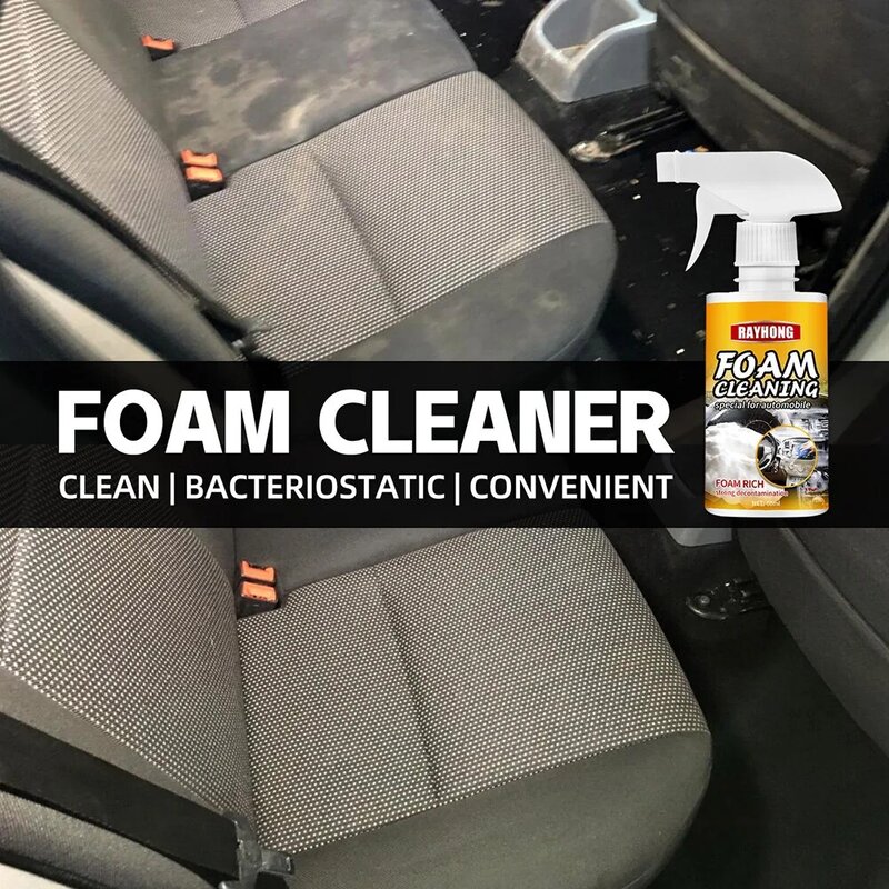 60ML detergente schiuma multiuso Spray pulizia profonda di interni auto casa
