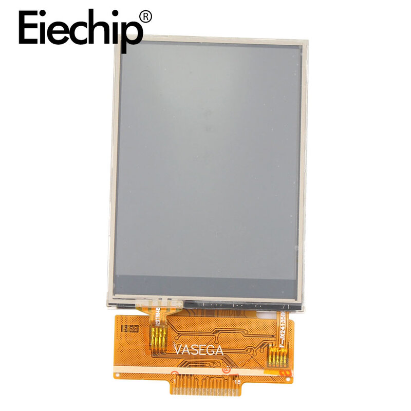 Ips display ili9341 2.4 polegada spi serial tft lcd tela de toque 4io porta 18 pinos 240x320 para arduino módulo diy 2.4 polegada