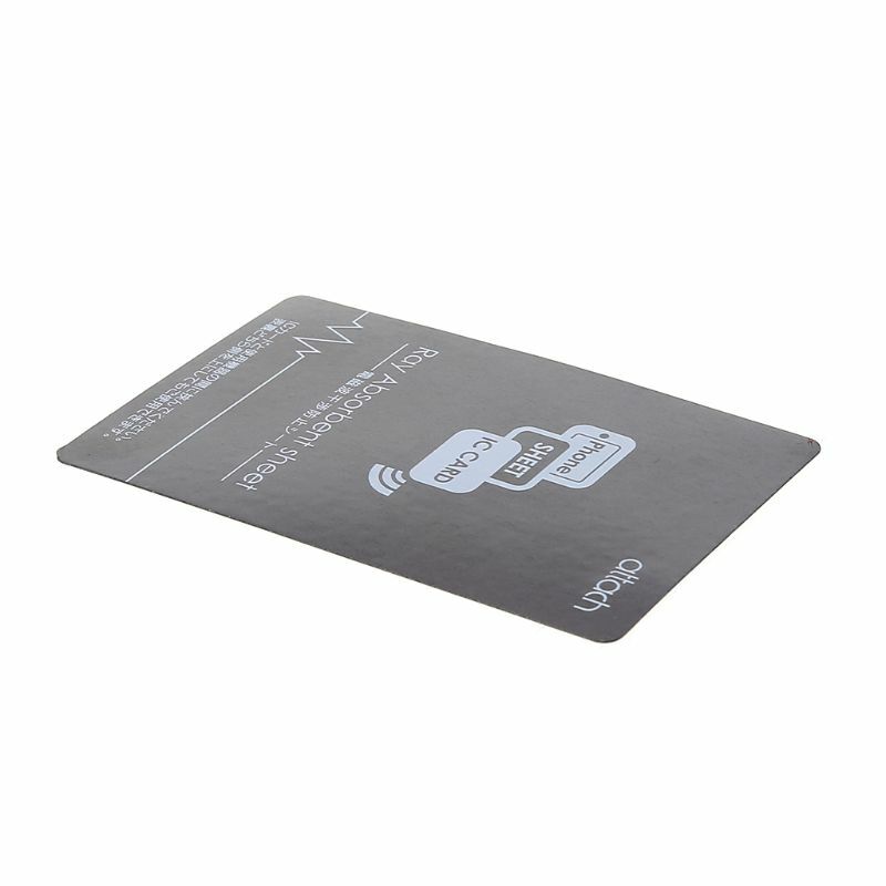 Autocollant magnétique gris Anti-métal NFC, pour iPhone, carte de contrôle d'accès Bus, carte IC, fournitures de Protection