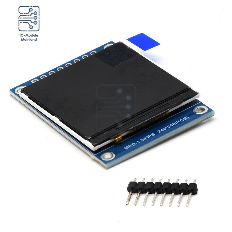 จอแสดงผล LCD ขนาด1.54นิ้ว240X240ความละเอียดหน้าจอ TFT SPI Serial IPS LCD คริสตัลเหลวหน้าจอ Board