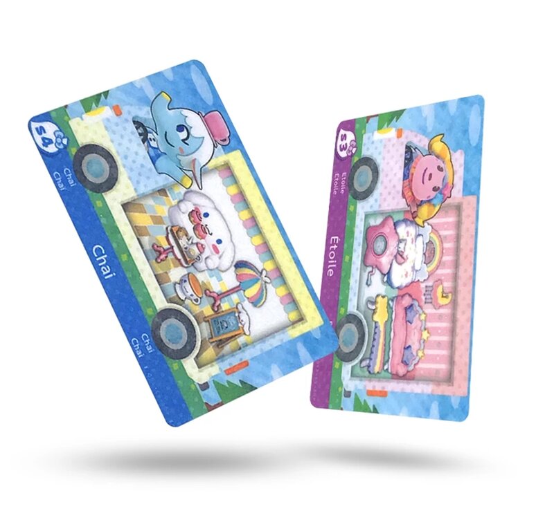 6 sztuk Ntag215 Animal Crossing Card praca dla nowego liści NFC drukowanie standardowe 86x5 4mm/MiNi 31x21mm