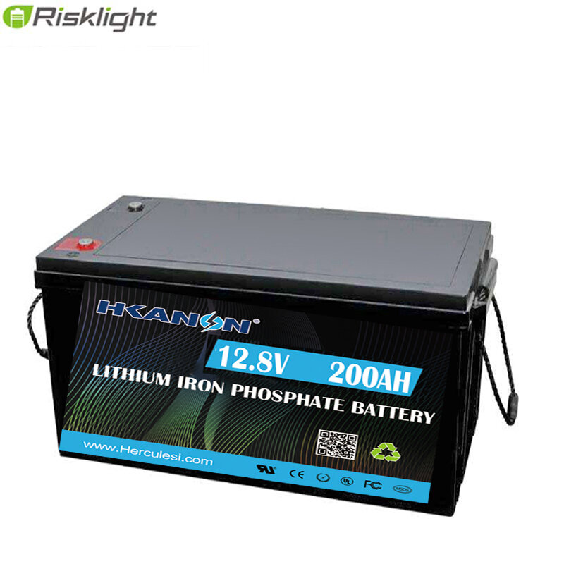 Bateria profunda 2000-5000 do ciclo de 12v 200ah 2560wh lifepo4 ciclos perfeitos para rv, caravana, solar, marinha, armazenamento doméstico e fora da grade