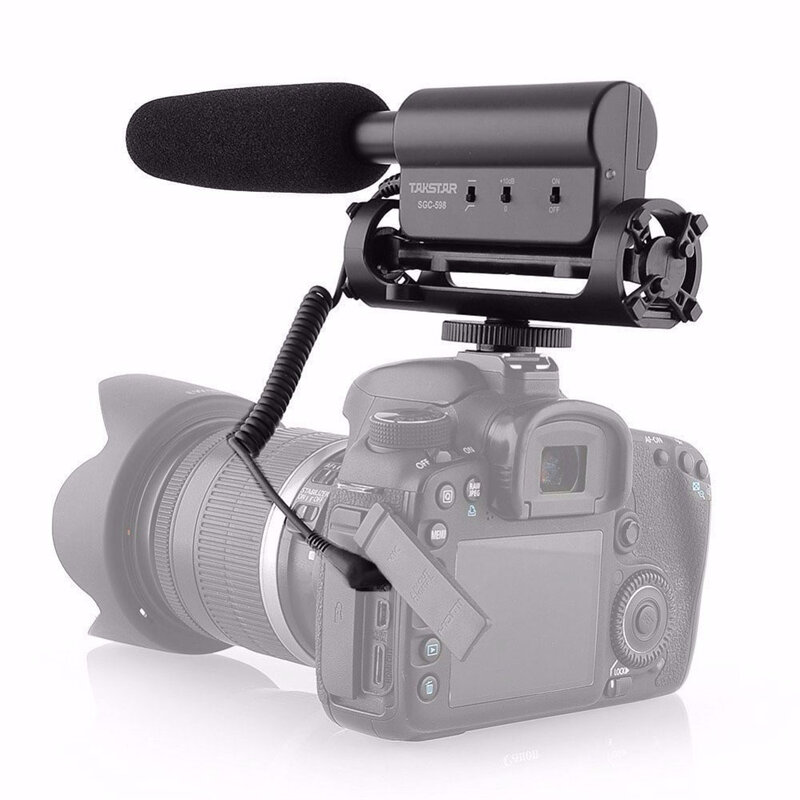 Profissional portátil microfones câmera entrevista mikrofon para câmera telefone microfone condensador microfone