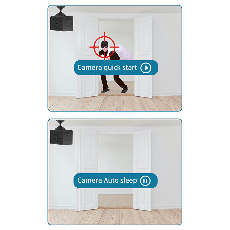 S3 Mini IP Kamera WiFi Wireless HD Motion Camcorder Erkennung withreal-zeit überwachung und wiedergabe video für Home Security