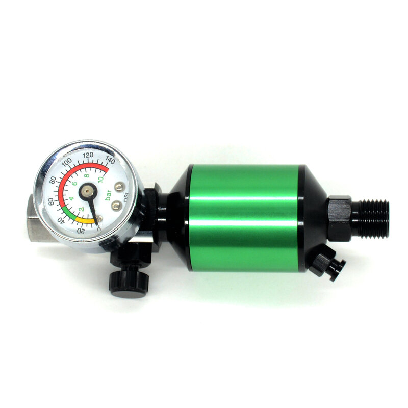 Air Regulator Air Filter Oil-Water Separator Pneumatic Paint Spray Gun Air เครื่องวัดความดันน้ำกรองเครื่องมือ
