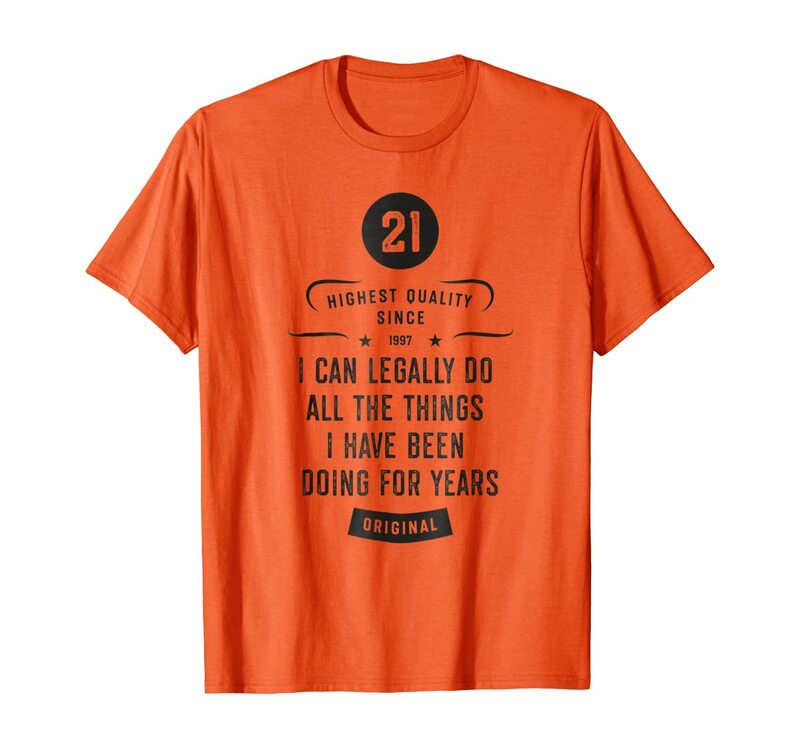 قميص عيد ميلاد مضحك 21st-للأشخاص الذين ولدوا في عام 1997