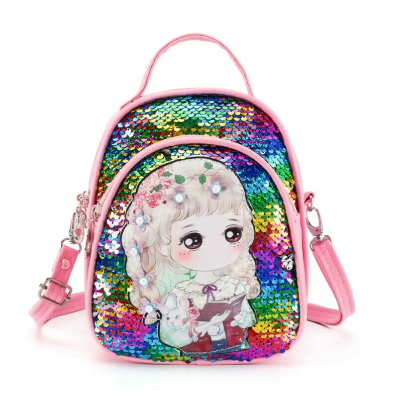 Cekiny torby dla dzieci dzieci dziewczyny plecak szkolny moda podróżny plecak na ramię torby Mini plecak tornister dla dzieci Bookbag