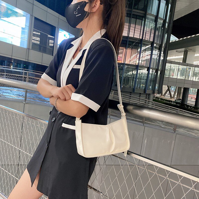 2021 New Solid Color Designer Ladies Shoulder Bag High Quality Leather Women's Travel Messenger Bags Fashion Wallet