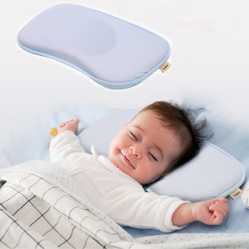 Almohadas de lactancia para bebés y niños, cojín de dormir para cuello de conejo, posicionador de sueño para niños pequeños, cojín antivuelco, almohada de cabeza plana
