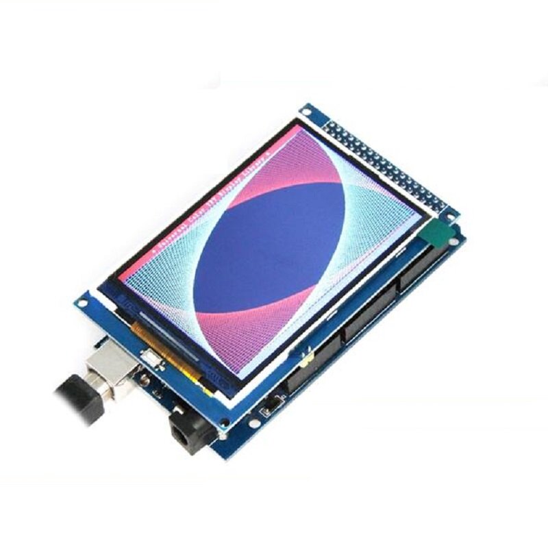 وحدة شاشة 3.5 بوصة 320X480 من Ziqqucu ملونة TFT LCD فائقة الدقة شاشة Mega2560 MEGA 2560 R3 لوحة ILI9486 متوافقة مع اردوينو STM32 C51
