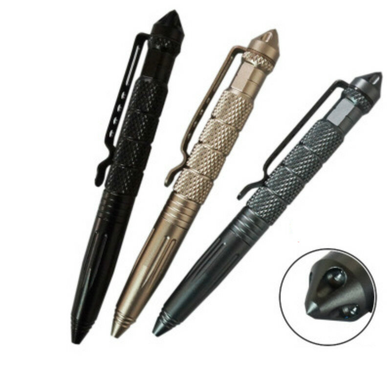 Hohe Qualität verteidigung persönliche Tactical Pen Selbstverteidigung Stift Werkzeug Mehrzweck Luftfahrt Aluminium Anti-skid Tragbare