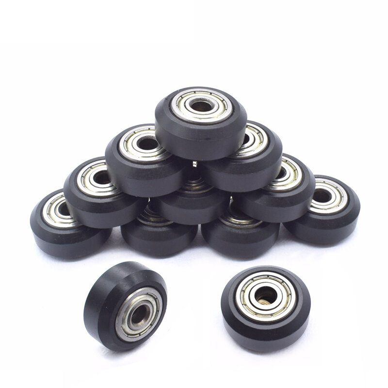 10PC Plastic wheel POM with Bearings big Models Passive Round wheel Idler Pulley Gear perlin wheel for CR10 Ender 3