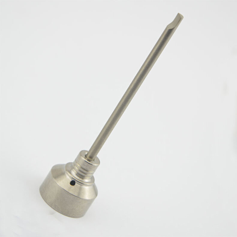 18 мм титановый гвоздь GR 2 Carb крышка с одним отверстием 89 мм Dabber титановый гвоздь для стекла бонг водопроводная труба MD7