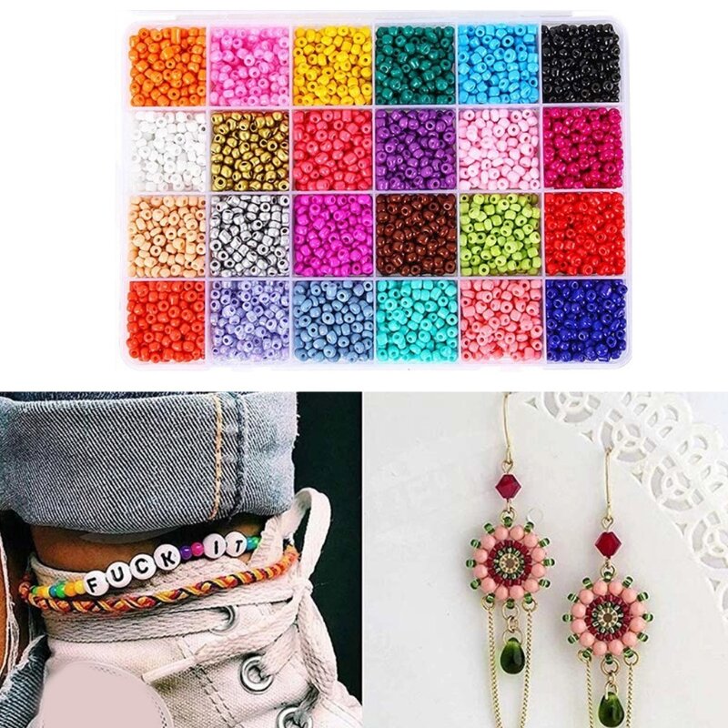 Bohemian Style Colorful Round Acrylic 4mm Beads Jewelry DIY Tools Girl's Gift L41B