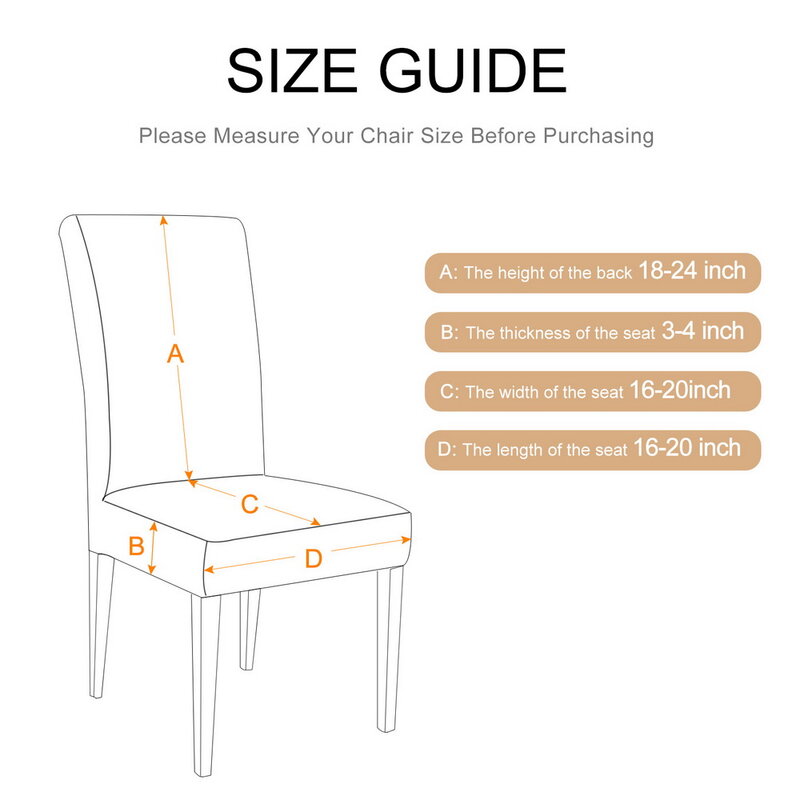 Housse de chaise motif imprimé fleuri housses de siège extensibles housse de siège lavable amovible pour salle à manger fundas para sillas de comedor