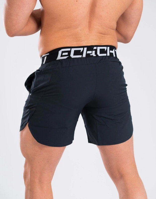 Muscleguys-pantalones cortos de gimnasio para hombre, pantalón informal para correr, culturismo, Fitness, entrenamiento