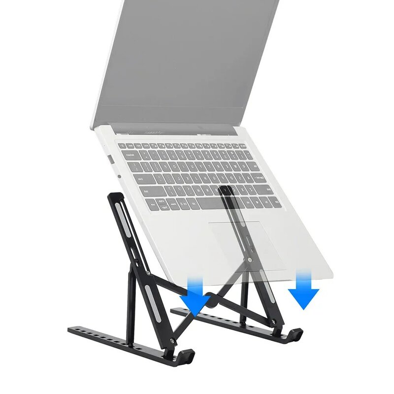 Портативная подставка для ноутбука, складной держатель для ноутбука, регулируемый кронштейн, для дома и офиса