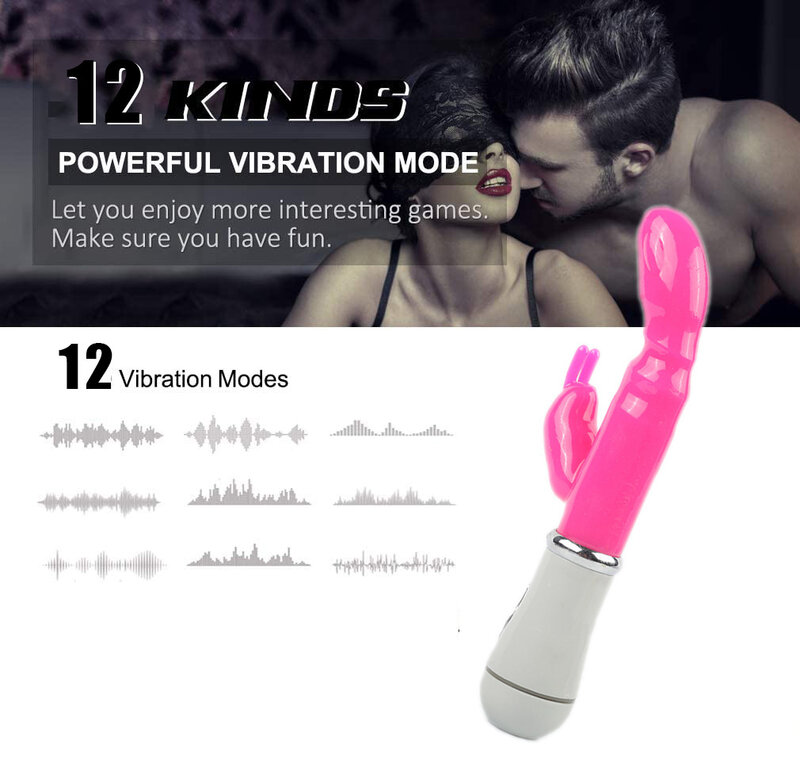12 prędkości silny królik wibrator do stymulacji pochwy g-spot masażer zabawki erotyczne dla kobiet damski Masturbator produkt dla dorosłych