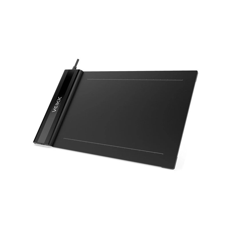 VEIKK-tableta de dibujo gráfico S640, ultrafina, 6x4 pulgadas, bolígrafo pasivo sin batería de 8192 niveles