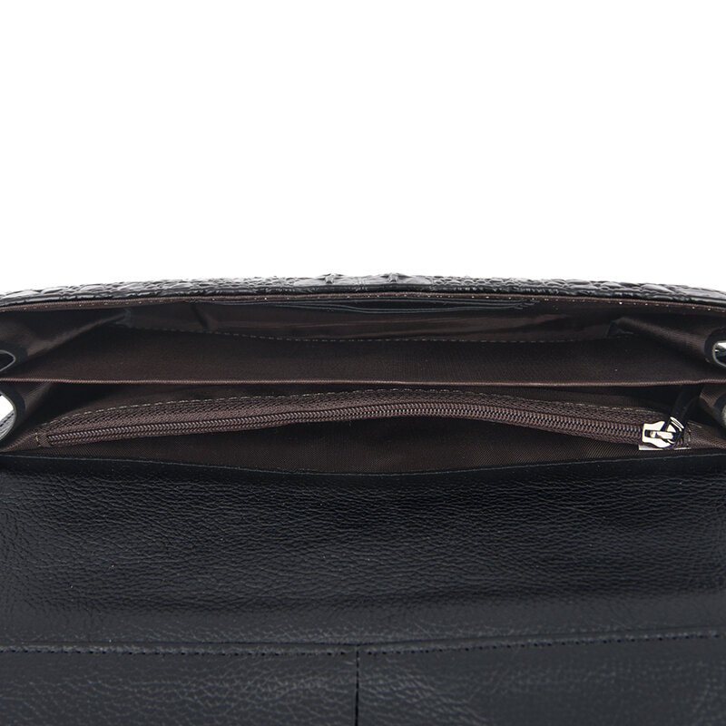 Crocodile Pattern Women's Genuine Leather Shoulder Bag Fashion Design Handbag Small Square Bag Cheap Messenger Bag Casual Totes