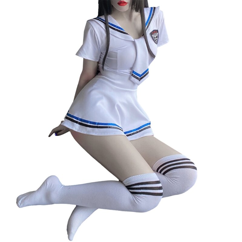 X3UE – uniforme scolaire d'halloween pour femmes, pyjama Sexy, jupe, uniforme de marin, costume japonais et coréen pour filles Jk