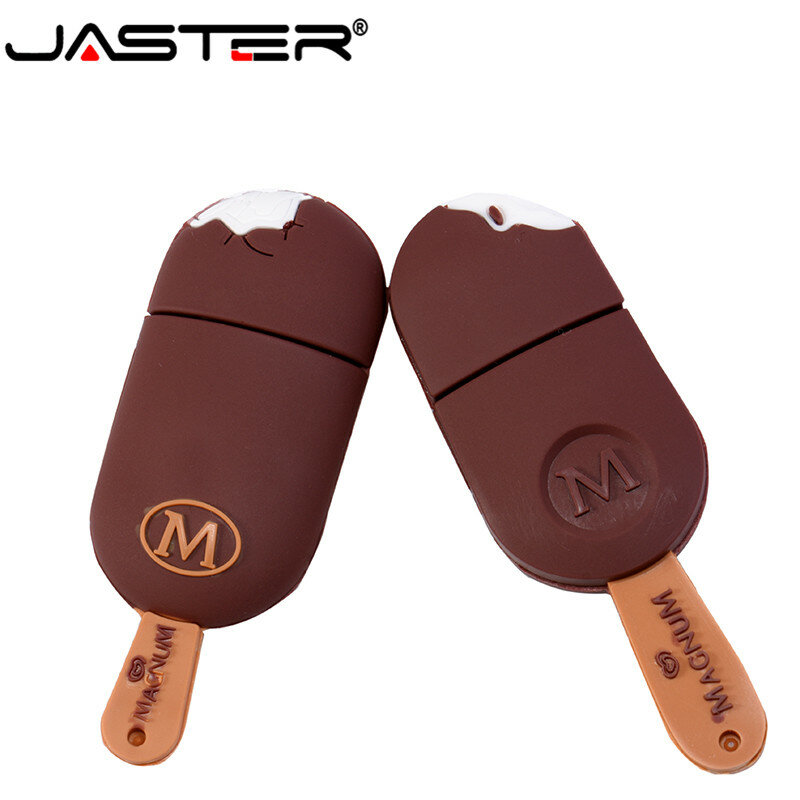 JASTER-Unidad Flash USB 2,0 de dibujos animados, pendrive de helado, 4GB, 8GB, 16GB, 4GB, 8GB, 16GB, 32GB y 64GB