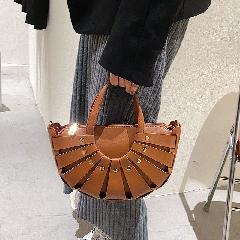 جديد صغير بولي Leather حقائب جلدية Crossbody للنساء 2021 حقائب يد بسيطة حقيبة كتف سيدة فاخرة مصمم العلامة التجارية حقائب اليد والمحافظ