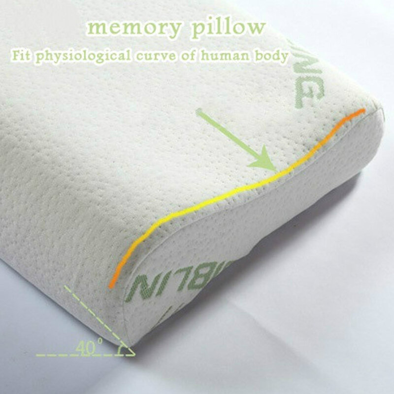 CellDeal Neck Protection Memory Foam Pillow Orthopedic Sleeping Beding Ergonomic Comfortable Neck Protect Bedding Wedge Pillow