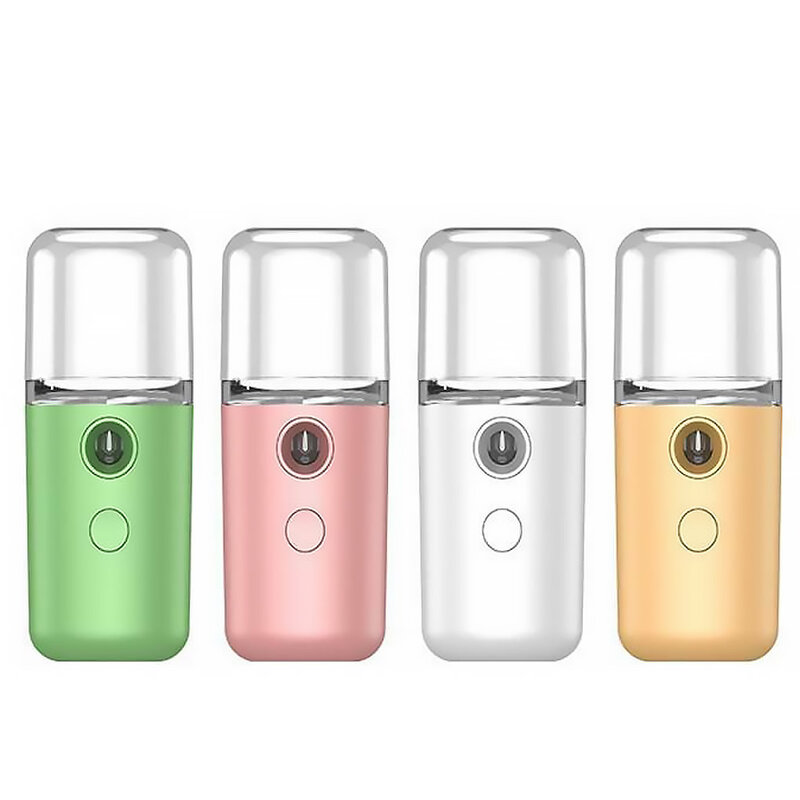 30ml Mini Mist Sprayer USB Charge Nano Face Sprayer Portable Face Facial Body Steamer Skin Care Cool Mist Deep Hydrating Sprayer