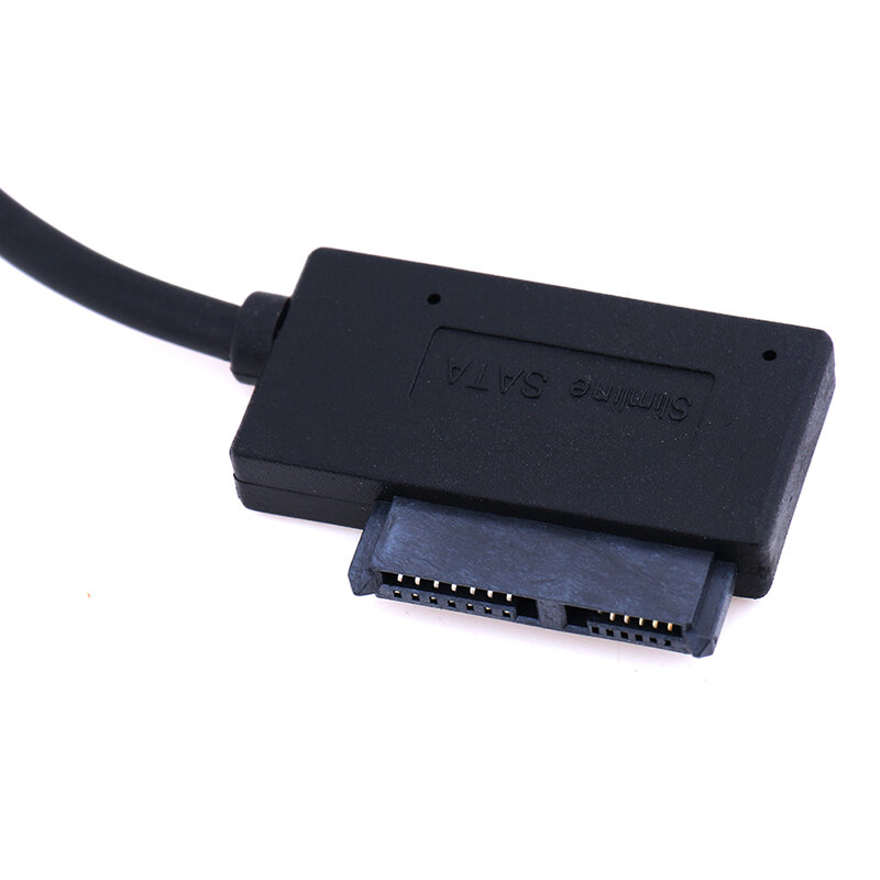 Тонкий SATA кабель USB2.0 до 6 + 7 13Pin с внешним источником питания USB 2.0 для ноутбука