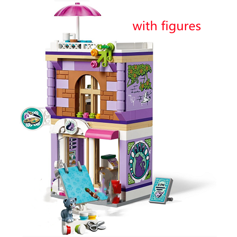 241 sztuk 11200 zabawka budowlana dziewczyna seria 41365 montowane Building Block zabawki dla dzieci na prezent