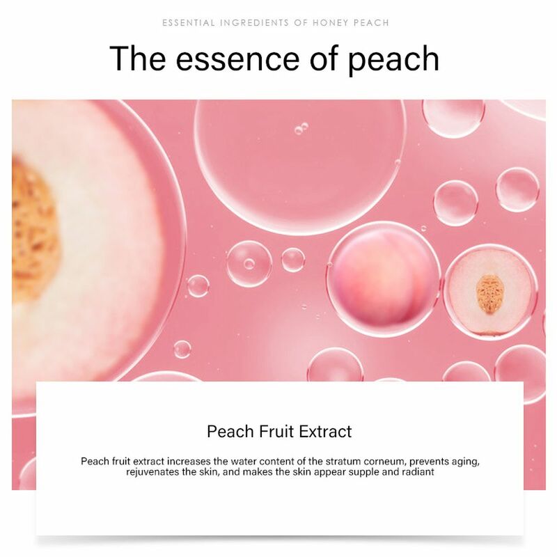 LAIKOU Peach Probiotic 9PCS Face Skin Care Product Set Repairing Anti-aging Anti-wrinkle Moisturizing Whitening Face Tonic Cream