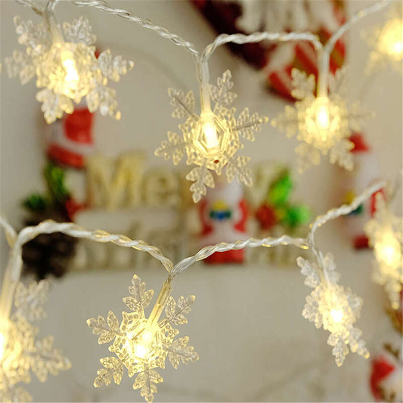20 LED سانتا كلوز الجنية سلسلة أضواء عيد الميلاد حفل زفاف عيد ميلاد بطارية تعمل أضواء سانتا كلوز عيد الميلاد مصباح ديكور