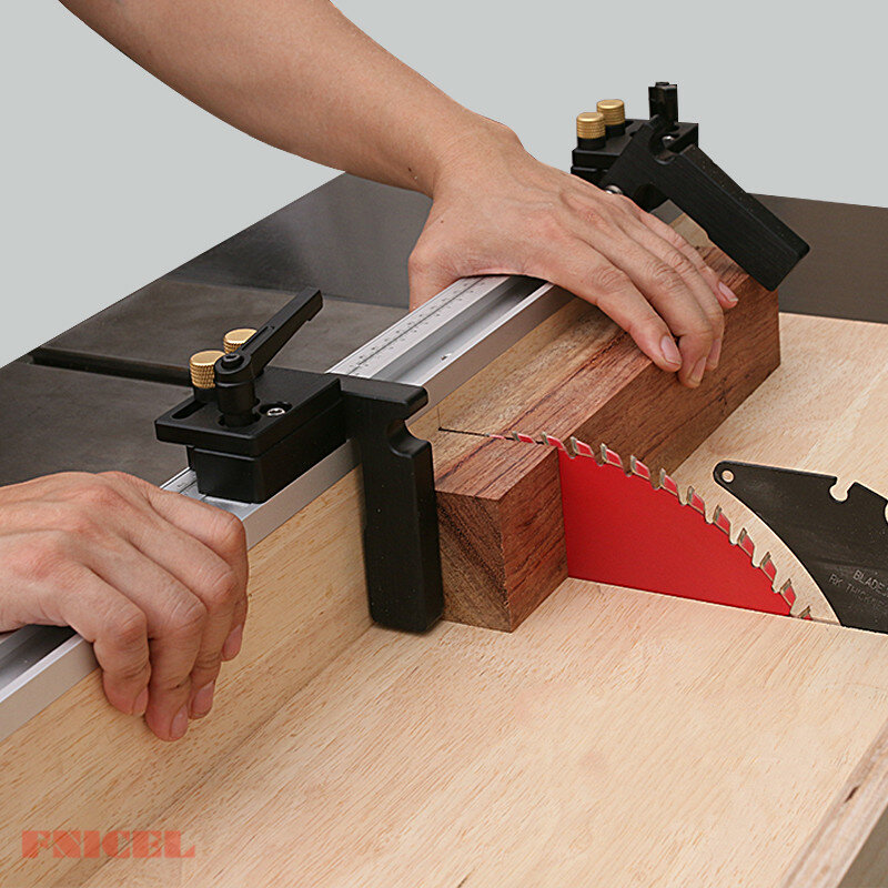 Miter Track Stop Track Limit For T-Slot T-Tracks Stop Chute Limiter Locator Woodworking DIY Manual Tools