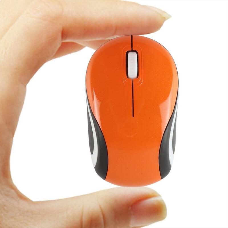 CHYI-ratón inalámbrico para ordenador de escritorio, Mouse óptico portátil de 1600DPI, USB, Mini 3D, 2,4G, ergonómico, para oficina y juegos
