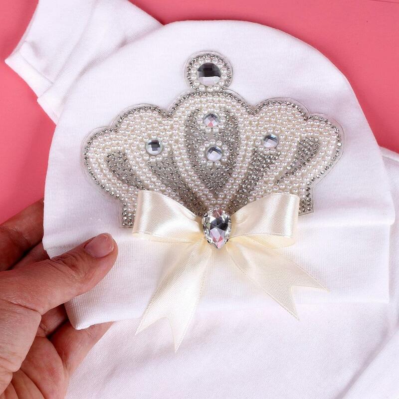 0-6 miesięcy dziewczynka ubrania księżniczka perła korona z kokardą noworodka body niemowlęce piżamy strój 2020 ubranka na prezent dla dzieci nowy