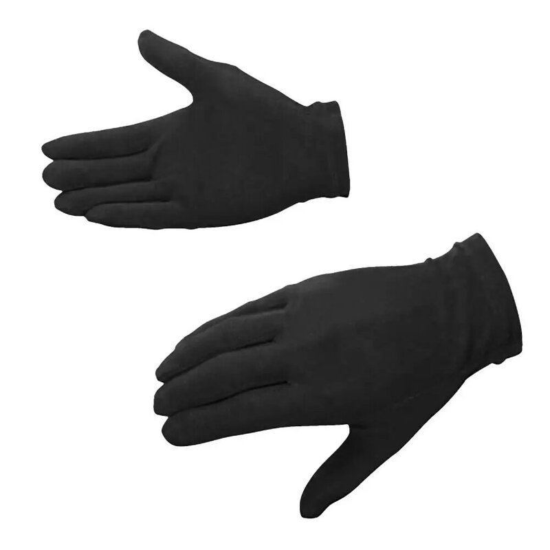 Guantes de secado rápido para bicicleta y motocicleta, protectores de Manos suaves para ciclismo, forro interior, color negro, 1 par