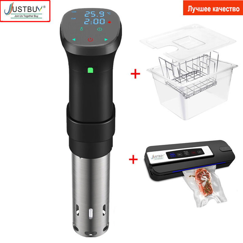 36 Months Warranty 1800W 2nd Generation IPX7 Waterproof Sous Vide Immersion Circulator Vacuum Slow Cooker with LCD