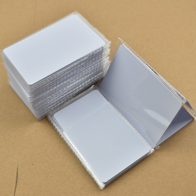 100pcs/Lot RFID Card 13.56Mhz IC Cards S50 Classic 1K M1 Proximity Smart 0.8mm For Access Control System ISO14443A