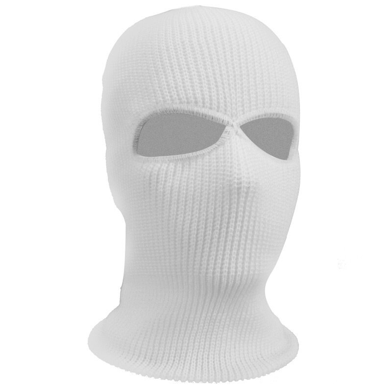 Pełna twarz okładka dzianiny maska narciarska kominiarka zimowa twarz pokrywa wiatroszczelna dzianiny czapki Stretch czapka typu Beanie dla Outdoor Sports mężczyźni kobiety